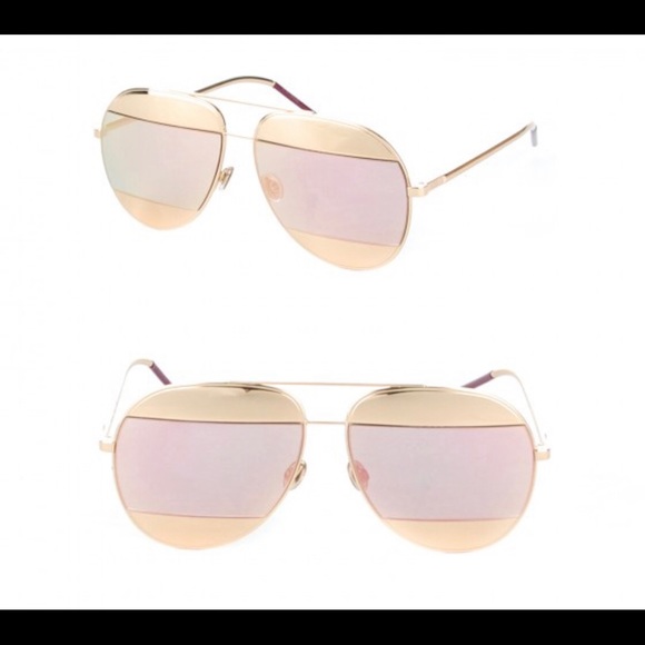 dior split rose gold